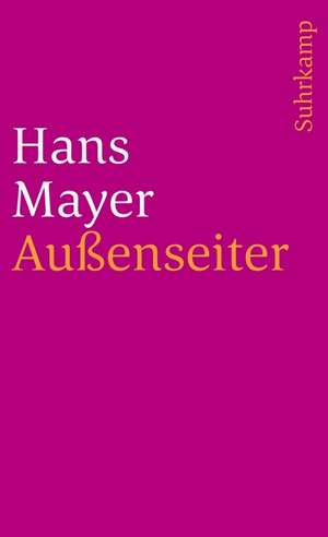 Außenseiter de Hans Mayer