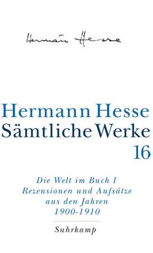 Die Welt im Buch 1 de Hermann Hesse