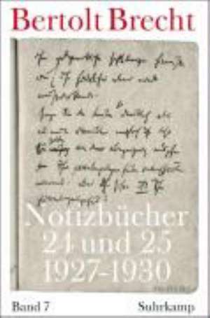 Notizbücher 07 de Bertolt Brecht