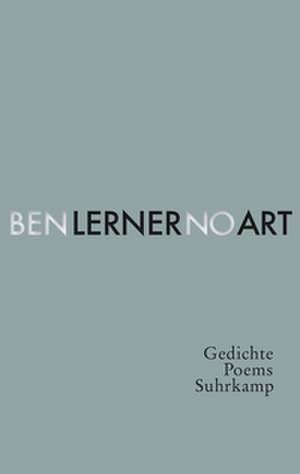 No Art de Ben Lerner