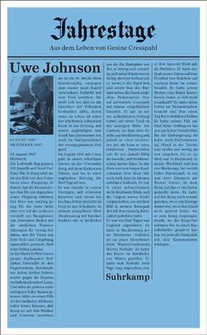 Jahrestage 1 de Uwe Johnson