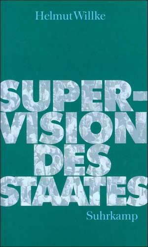 Supervision des Staates de Helmut Willke