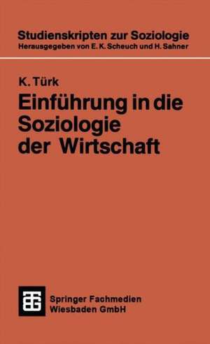 Einführung in die Soziologie der Wirtschaft de K. Türk