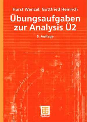 Übungsaufgaben zur Analysis Ü 2 de Horst Wenzel