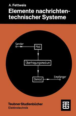 Elemente nachrichtentechnischer Systeme de Alfred Fettweis