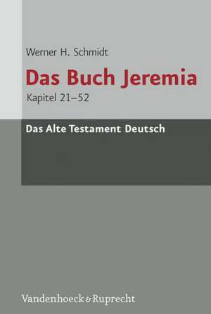 Das Buch Jeremia de Werner H. Schmidt