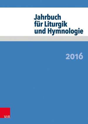 Jahrbuch Fur Liturgik Und Hymnologie de Burki, Bruno