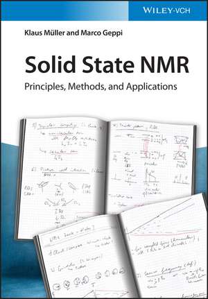 Solid State NMR – Principles, Methods and Applications de K Müller