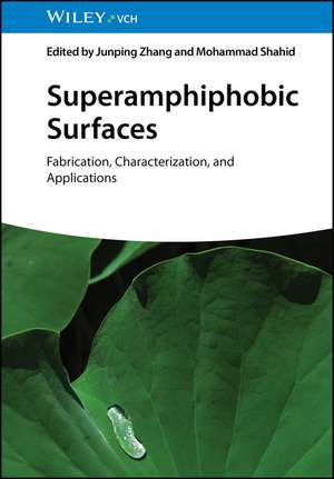 Superamphiphobic Surfaces de Junping Zhang