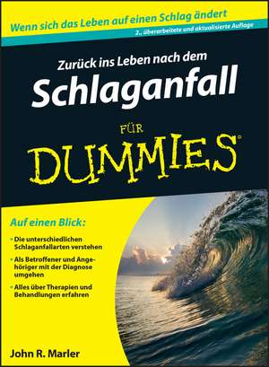 Zurück ins Leben nach dem Schlaganfall für Dummies 2e de JR Marler