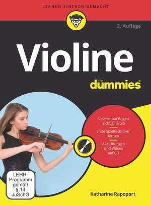 Violine für Dummies 2e de K Rapoport