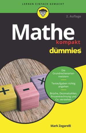 Mathe kompakt für Dummies 2e de M Zegarelli