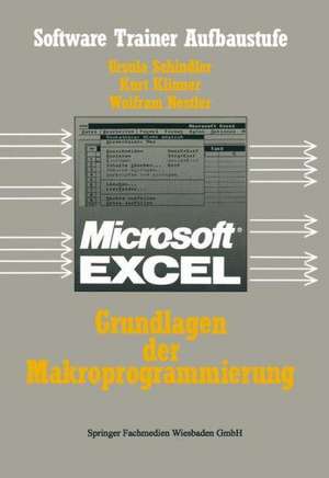 Excel-Grundlagen der Makroprogrammierung de Schindler Ursula