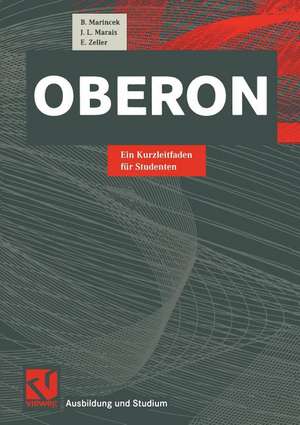 Oberon: Ein Kurzleitfaden für Studenten de B. Marincek