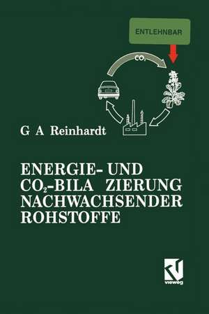 Energie- und CO2-Bilanzierung Nachwachsender Rohstoffe: Theoretische Grundlagen und Fallstudie Raps de Guido A. Reinhardt