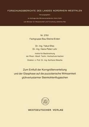 Zum Einfluß der Korngrößenverteilung und der Glasphase auf die puzzolanische Wirksamkeit glühverlustarmer Steinkohlenflugaschen de Yakut Efes