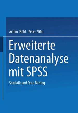 Erweiterte Datenanalyse mit SPSS: Statistik und Data Mining de Achim Bühl