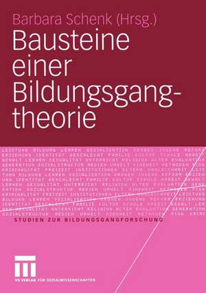 Bausteine einer Bildungsgangtheorie de Barbara Schenk