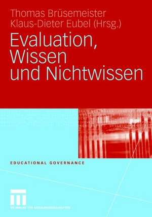 Evaluation, Wissen und Nichtwissen de Thomas Brüsemeister