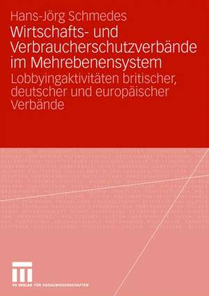 Wirtschafts- und Verbraucherschutzverbände im Mehrebenensystem: Lobbyingaktivitäten britischer, deutscher und europäischer Verbände de Hans-Jörg Schmedes