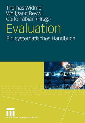 Evaluation: Ein systematisches Handbuch de Thomas Widmer