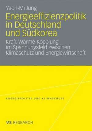 Energieeffizienzpolitik in Deutschland und Südkorea: Kraft-Wärme-Kopplung im Spannungsfeld zwischen Klimaschutz und Energiewirtschaft de Yeon-Mi Jung