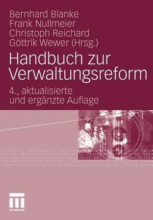 Handbuch zur Verwaltungsreform de Bernhard Blanke