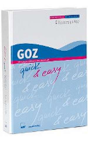 GOZ quick & easy de Horst Raff