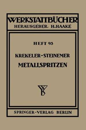 Metallspritzen de K. Krekeler