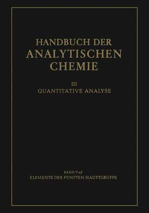 Elemente der Fünften Hauptgruppe: Phosphor Bestimmung der Phosphorsäure im Biologischen Material de Robert Klement