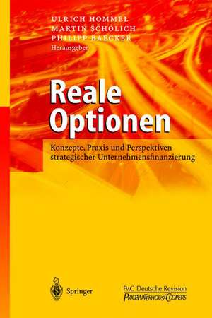 Reale Optionen: Konzepte, Praxis und Perspektiven strategischer Unternehmensfinanzierung de Ulrich Hommel