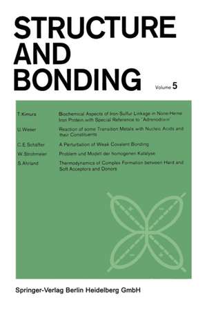 Structure and Bonding de Dr. C. K. Jørgensen