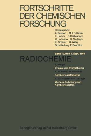 Fortschritte der Chemischen Forschung de A. Davison