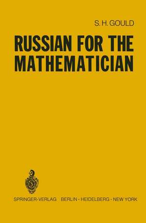 Russian for the Mathematician de Sydney Henry Gould