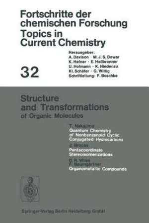 Structure and Transformations of Organic Molecules de Kendall N. Houk