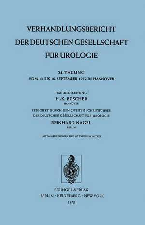 24. Tagung vom 13. bis 16. September 1972 in Hannover de H.K. Büscher