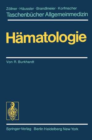 Hämatologie de R. Burkhardt