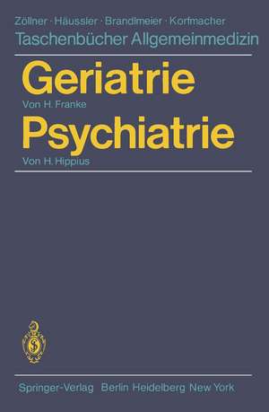 Geriatrie Psychiatrie de Wilhelm Chowanetz