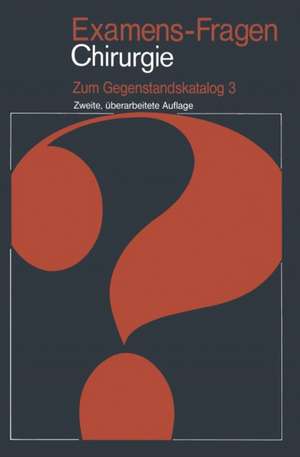 Examens-Fragen Chirurgie: Zum Gegenstandskatalog 3 de J. Heinzler