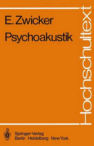 Psychoakustik de E. Zwicker