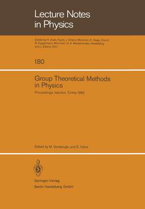 Group Theoretical Methods in Physics: Proceedings of the XIth International Colloquium Held at Boğaziçi University, Istanbul, Turkey, August 23–28, 1982 de M. Serdaroglu