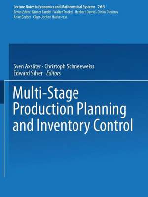 Multi-Stage Production Planning and Inventory Control de Sven Axsäter