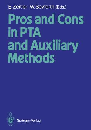 Pros and Cons in PTA and Auxiliary Methods de Eberhard Zeitler