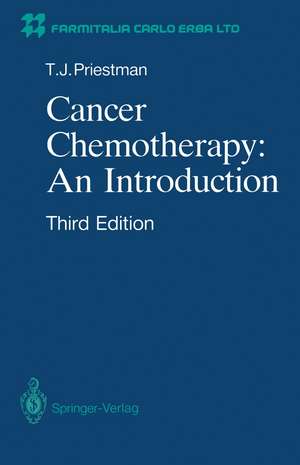 Cancer Chemotherapy: an Introduction de Terry J. Priestman