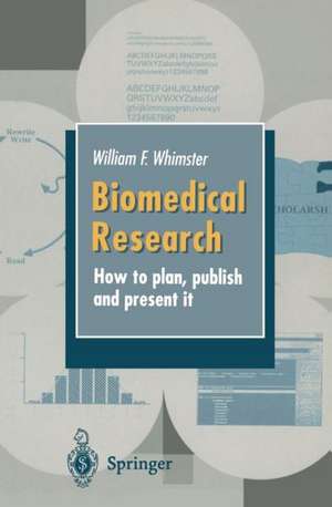 Biomedical Research: How to plan, publish and present it de G. Horrocks