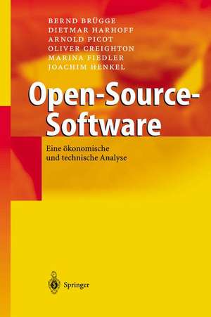 Open-Source-Software: Eine ökonomische und technische Analyse de Bernd Brügge