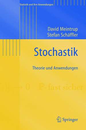 Stochastik: Theorie und Anwendungen de David Meintrup