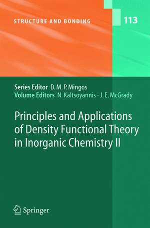 Principles and Applications of Density Functional Theory in Inorganic Chemistry II de N. Kaltsoyannis