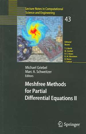 Meshfree Methods for Partial Differential Equations II de Michael Griebel