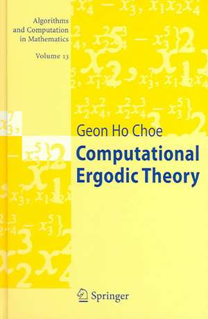 Computational Ergodic Theory de Geon Ho Choe